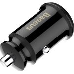 Baseus Φορτιστής Αυτοκινήτου Μαύρος Grain Συνολικής Έντασης 3.1A με Θύρες: 2xUSB - Image 4