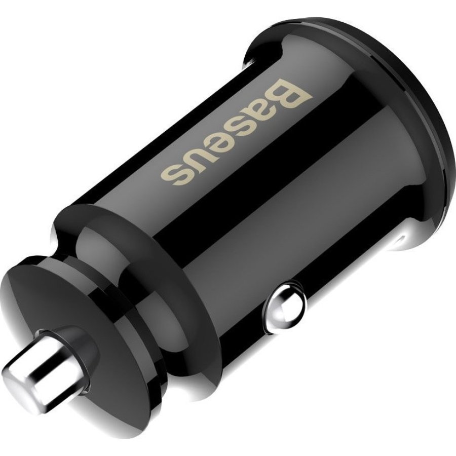 Baseus Φορτιστής Αυτοκινήτου Μαύρος Grain Συνολικής Έντασης 3.1A με Θύρες: 2xUSB - Image 4