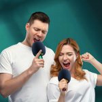 Joyroom Ασύρματο Μικρόφωνο Karaoke JR-K3 σε Πράσινο Χρώμα - Image 7