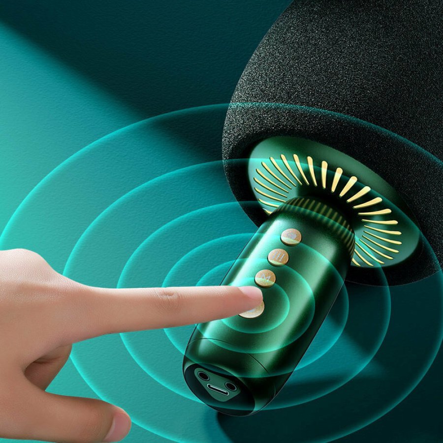 Joyroom Ασύρματο Μικρόφωνο Karaoke JR-K3 σε Πράσινο Χρώμα - Image 8