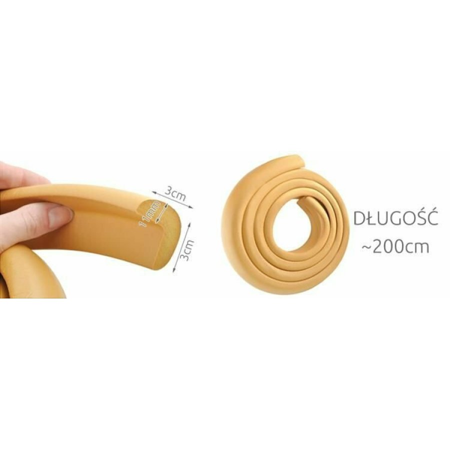 Προστατευτική Επιφάνεια με Αυτοκόλλητο από Πλαστικό σε Καφέ Χρώμα 200x3x3.5εκ. - Image 7