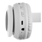 Ασύρματα Bluetooth On Ear Ακουστικά με 7 ώρες Λειτουργίας Λευκά - Image 5