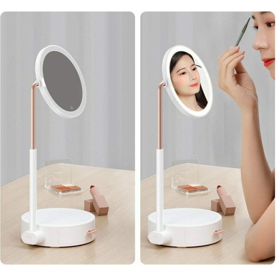 Baseus Καθρέπτης Μακιγιάζ Επιτραπέζιος με Φως Λευκός - Image 21