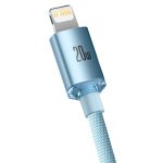 Baseus Crystal Shine Braided USB-C to Lightning Cable 20W Μπλε 2m (CAJY001403) - Image 3