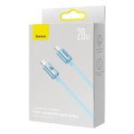 Baseus Crystal Shine Braided USB-C to Lightning Cable 20W Μπλε 2m (CAJY001403) - Image 2