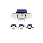 Ηλιακός Προβολέας με Αισθητήρα Κίνησης και Τηλεχειριστήριο σε Μαύρο χρώμα AT00010634 - Image 3