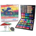Σετ Ζωγραφικής 288 Τεμαχίων με Βαλιτσάκι Μεταφοράς - Image 6
