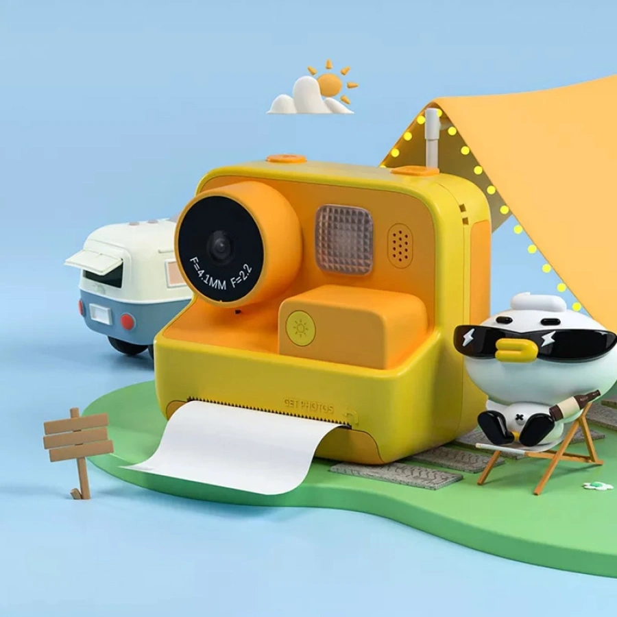 Instant Φωτογραφική Μηχανή K27 Yellow - Image 5