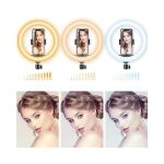 Joyroom Ring Light JR-ZS233 26cm 2800-6000K με 2 Τρίποδα (Επιτραπέζιο & Δαπέδου) και Βάση για Κινητό - Image 3