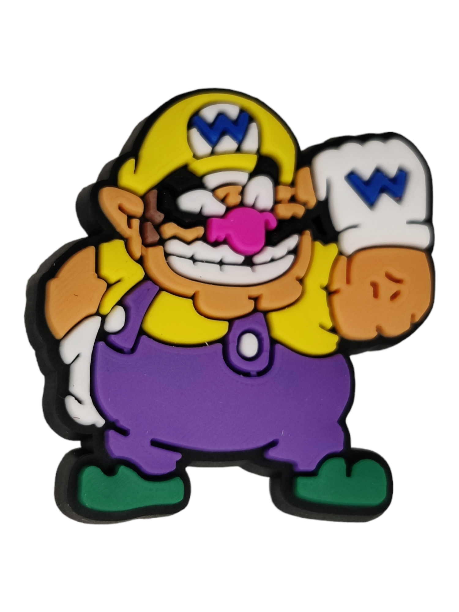 PhotoRoom-20230616_214700_30 Αξεσουάρ για Διακόσμηση Παπουτσιών Crocs σχέδιο Super Mario Wario Κίτρινος - Image 1