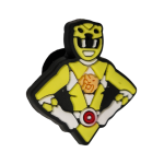 Αξεσουάρ για Διακόσμηση Παπουτσιών Crocs σχέδιο Power Rangers Κίτρινη