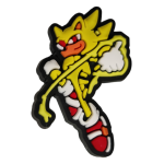 Αξεσουάρ για Διακόσμηση Παπουτσιών Crocs σχέδιο Super Sonic Χρυσός