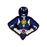 Αξεσουάρ για Διακόσμηση Παπουτσιών Crocs σχέδιο Power Rangers Μπλε