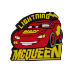 Αξεσουάρ για Διακόσμηση Παπουτσιών Crocs σχέδιο McQueen Αυτοκίνητο Κόκκινο-Κίτρινο