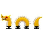 Αξεσουάρ για Διακόσμηση Παπουτσιών Crocs Δράκος Κίτρινο