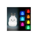 Φωτάκι Νυκτός Κουνελάκι RGB επαναφορτιζόμενο με κομπιούτερ - Image 4