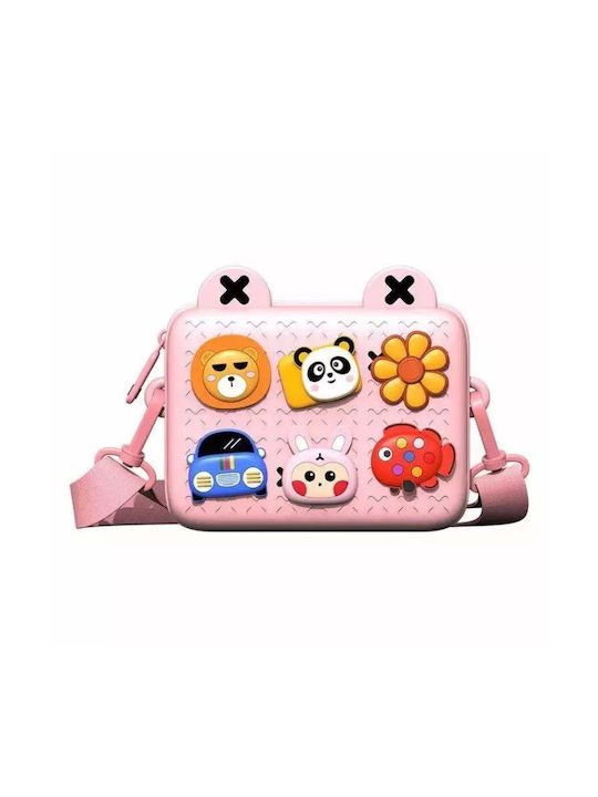 fixedratio_20221227141451_42166_paidiki_tsanta_omou_roz_18_2x7_2x14ek Παιδική Τσάντα Ώμου Ροζ 18.2x7.2x14εκ. - Image 1