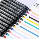 Fine Double Sided Highlights Μαρκαδόροι Ζωγραφικής με Διπλή Μύτη σε 80 Χρώματα - Image 3