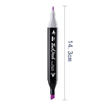 Fine Double Sided Highlights Μαρκαδόροι Ζωγραφικής με Διπλή Μύτη σε 80 Χρώματα - Image 2