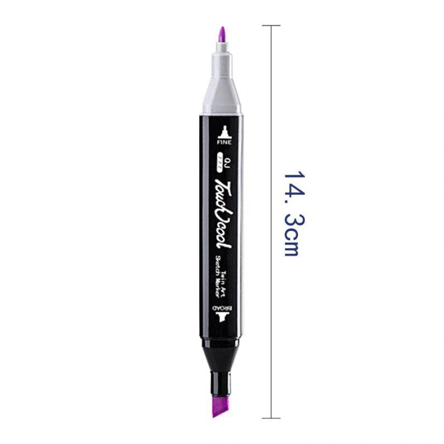 Fine Double Sided Highlights Μαρκαδόροι Ζωγραφικής με Διπλή Μύτη σε 80 Χρώματα - Image 2