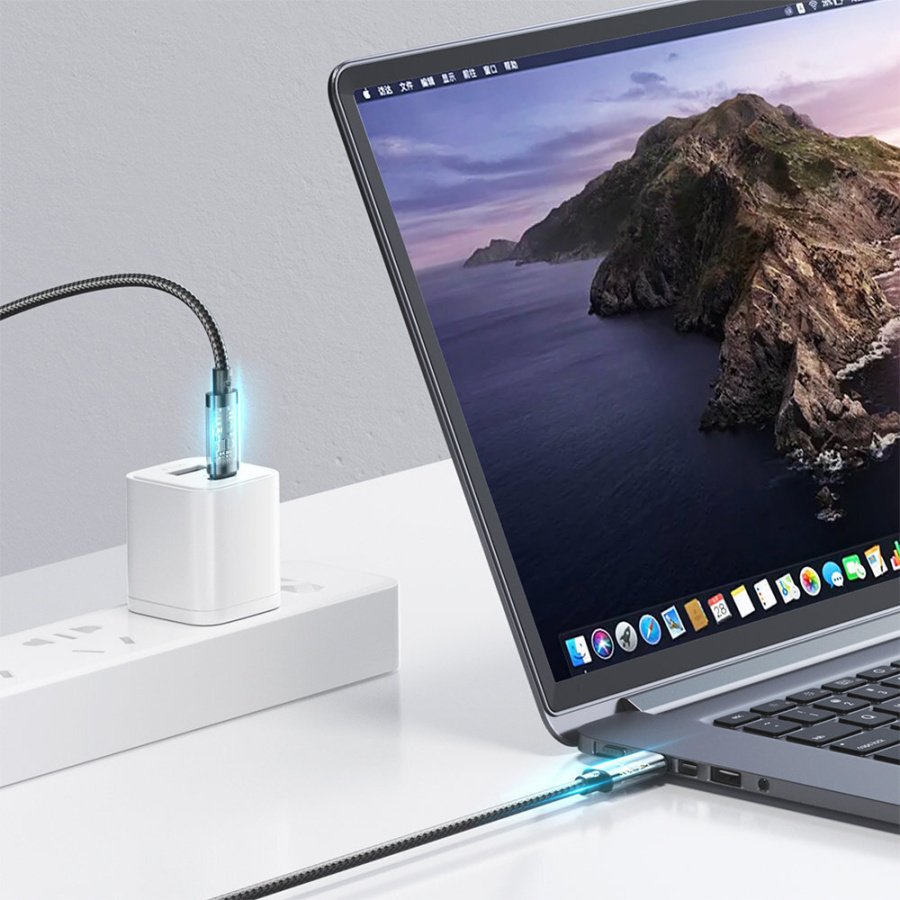 Joyroom S-CL020A20 Braided USB-C to Lightning Cable 20W Μαύρο 2m - Image 2
