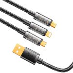 Joyroom Braided USB to Lightning / Type-C / micro USB Cable Μαύρο 1.2m (S-1T3015A5) - Image 2