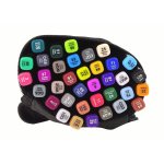 Μαρκαδόροι Ζωγραφικής με Διπλή Μύτη σε 30 Χρώματα με 2 Μύτες Board & Fine - Image 2