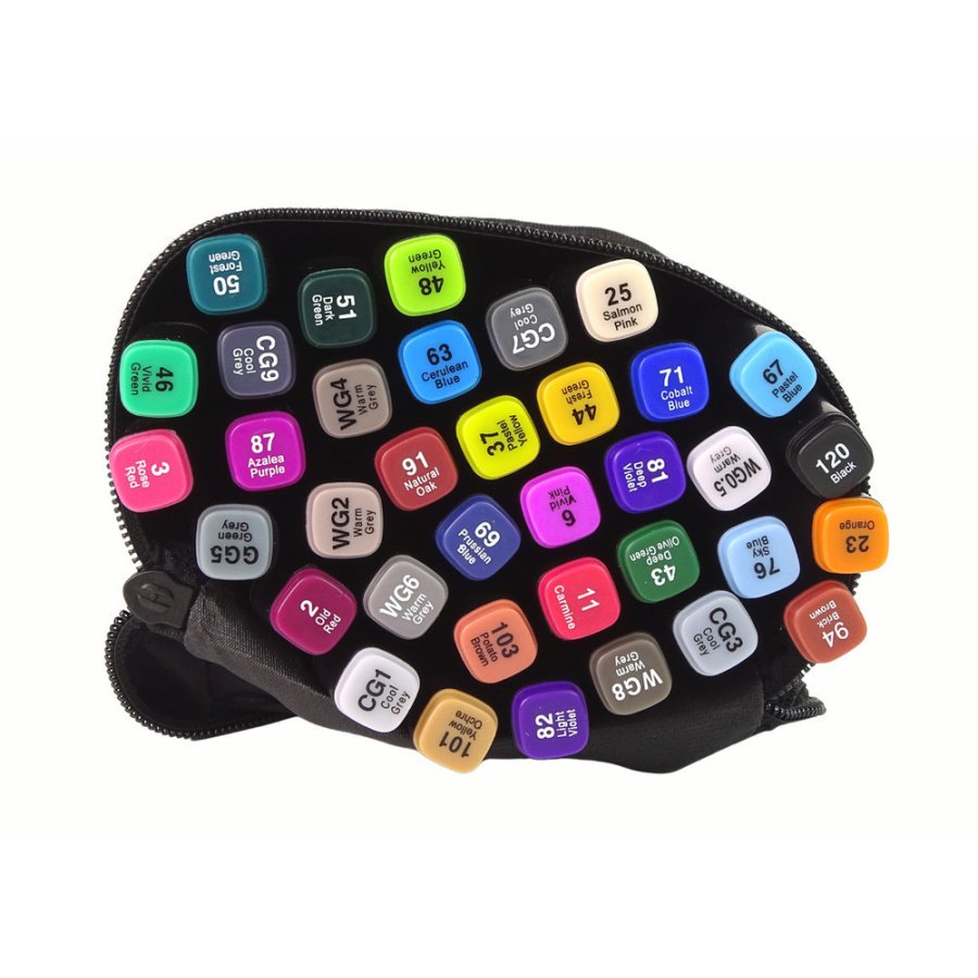 Μαρκαδόροι Ζωγραφικής με Διπλή Μύτη σε 30 Χρώματα με 2 Μύτες Board & Fine - Image 2