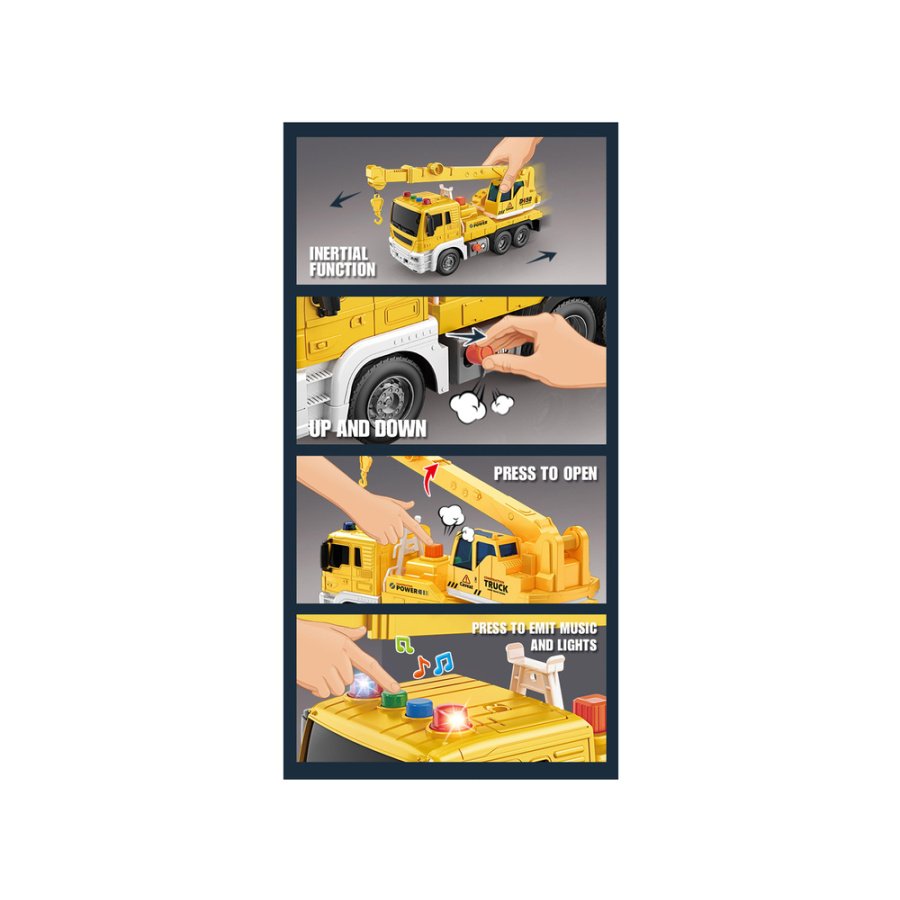 Γερανός Κίτρινος Με Ήχο και Φως - Image 3