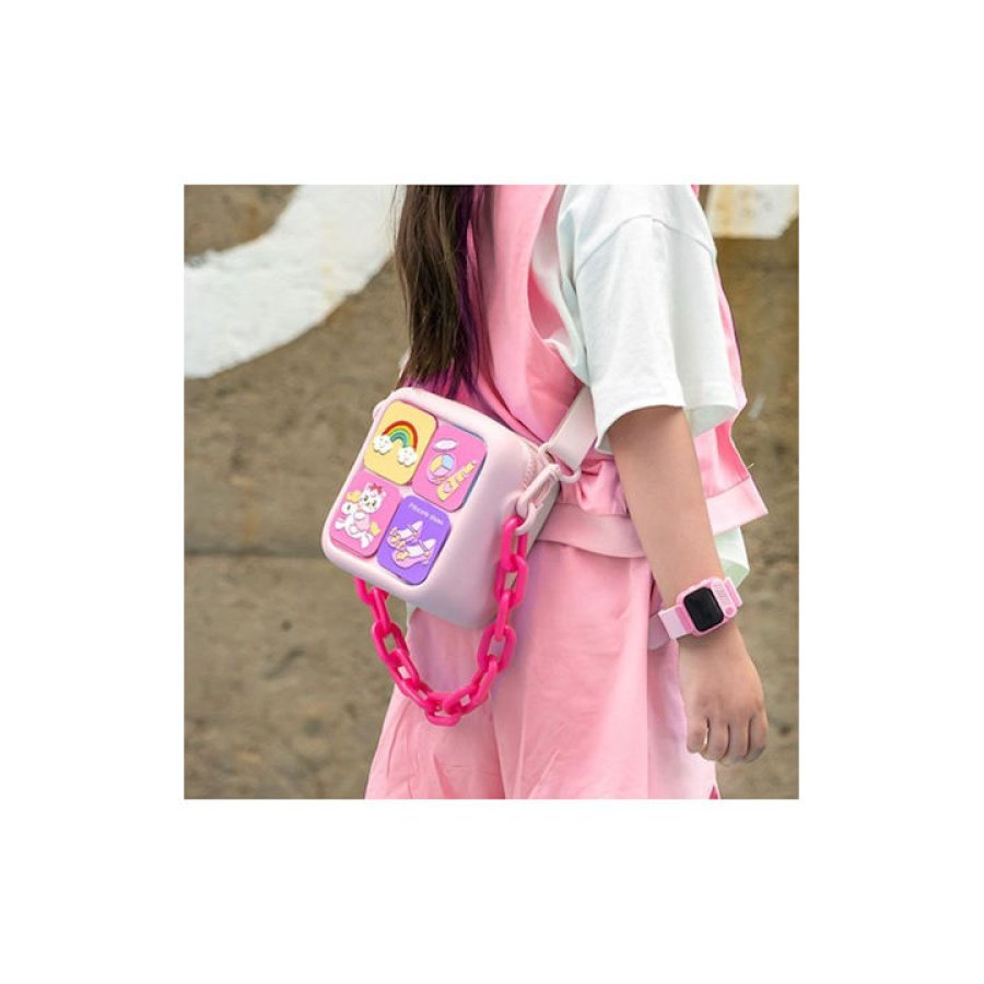 Παιδική Τσάντα Ώμου Ροζ 18.2x7.2x13.5εκ. - Image 2