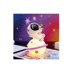 Φωτάκι Νυκτός Astronaut Ροζ Θερμό με Λευκό Φωτισμό