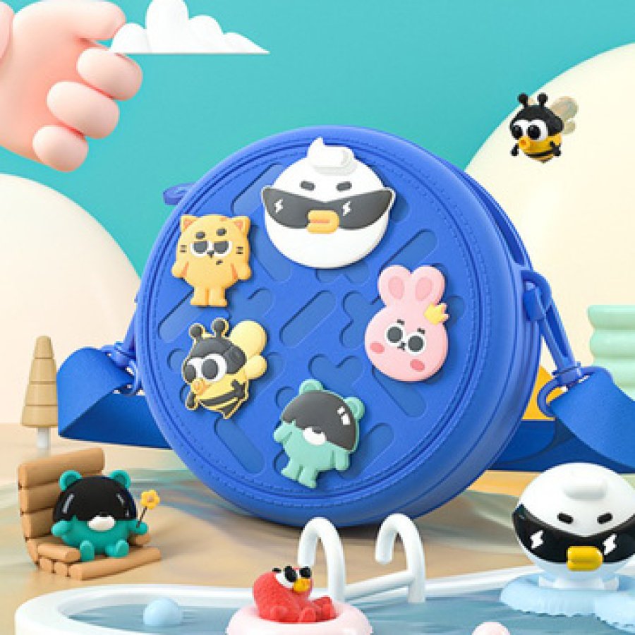 Παιδική Τσάντα Ώμου Μπλε 18.8x7.4x17.2εκ. - Image 3