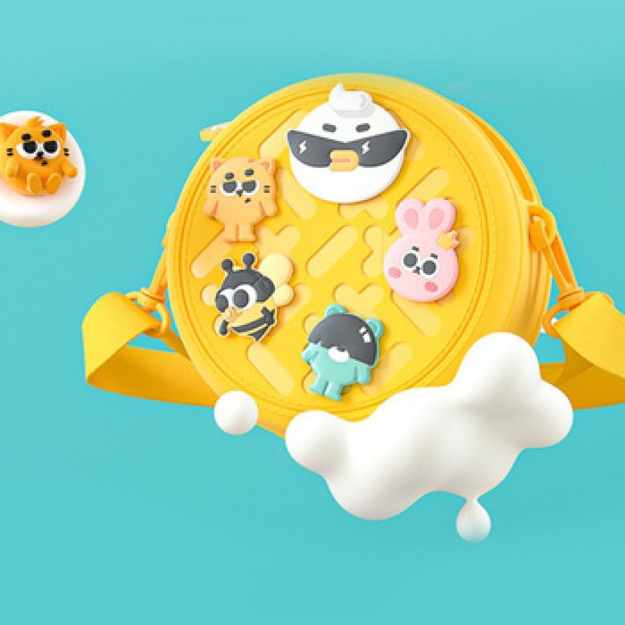 Παιδική Τσάντα Ώμου Κίτρινη 18.8x7.4x17.2εκ. - Image 3