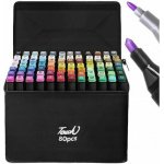 Fine Double Sided Highlights Μαρκαδόροι Ζωγραφικής με Διπλή Μύτη σε 80 Χρώματα