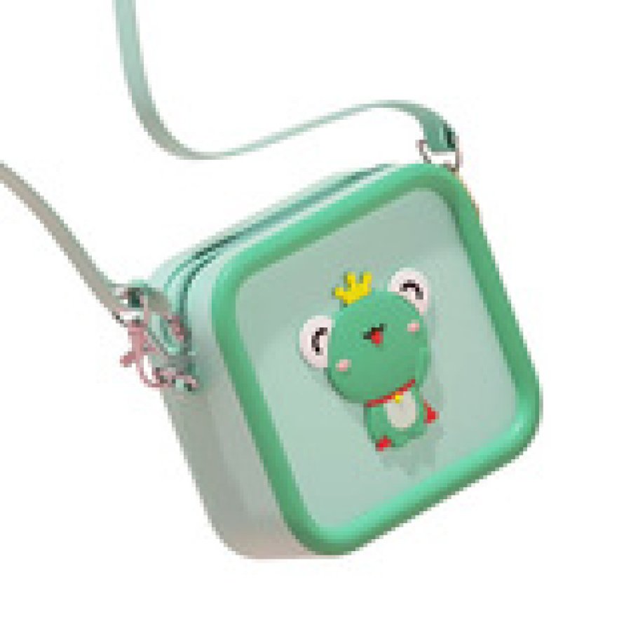 Βατραχάκι Παιδική Τσάντα Ώμου Πράσινη 16x6x13εκ. - Image 3