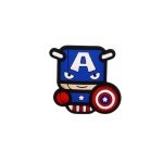 Αξεσουάρ για Διακόσμηση Παπουτσιών Crocs σχέδιο Captain America Μικρός Μπλε