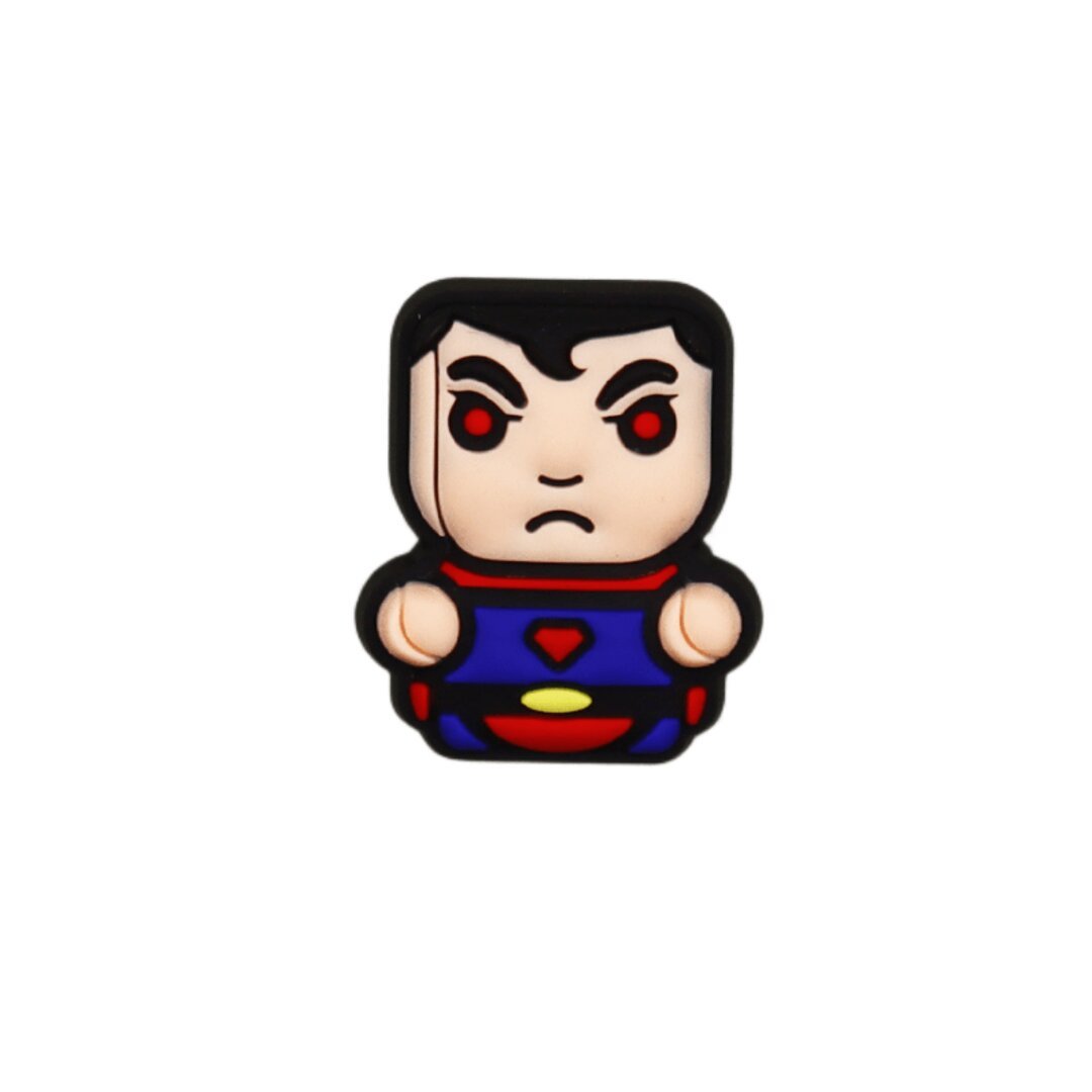 1617__--_ Αξεσουάρ για Διακόσμηση Παπουτσιών Crocs σχέδιο Superman Μικρος - Image 1