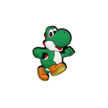 Αξεσουάρ για Διακόσμηση Παπουτσιών Crocs τύπου Super Mario σχέδιο Yosi Δεινόσαυρος Ολόκληρος Πράσινο