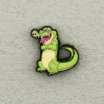 Αξεσουάρ για Διακόσμηση Παπουτσιών Crocs σχέδιο Κροκόδειλος Πράσινος - Image 3