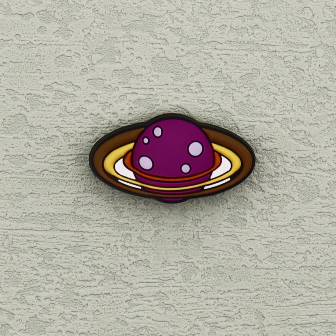 Αξεσουάρ για Διακόσμηση Παπουτσιών Crocs σχέδιο Πλανήτης Μωβ-Κίτρινο - Image 5