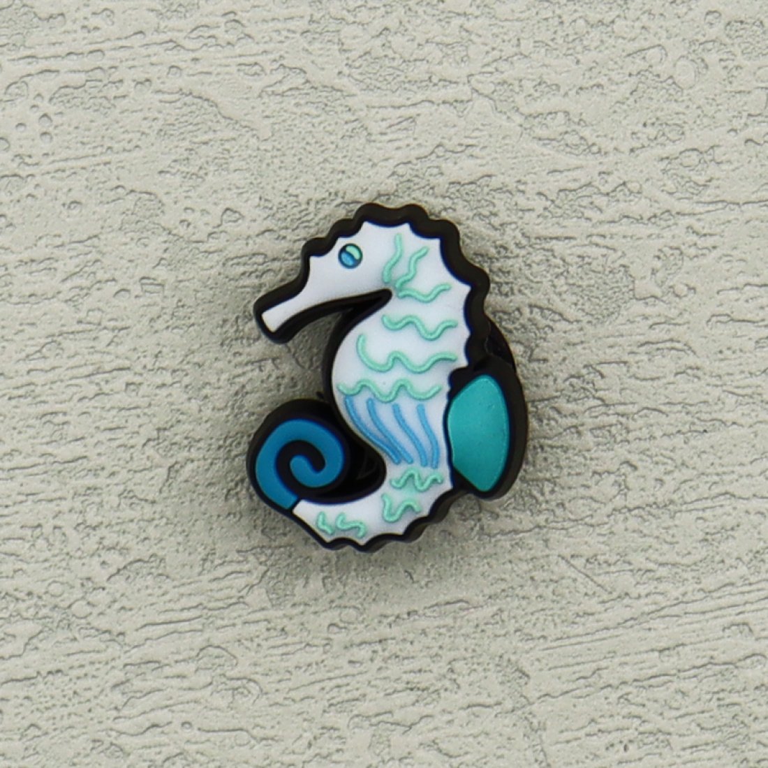 Αξεσουάρ για Διακόσμηση Παπουτσιών Crocs σχέδιο Ιππόκαμπος Γαλάζιο - Image 3