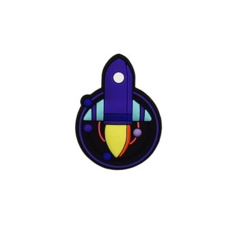 Αξεσουάρ για Διακόσμηση Παπουτσιών Crocs σχέδιο Πύραυλος Μωβ