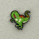 Αξεσουάρ για Διακόσμηση Παπουτσιών Crocs σχέδιο Δεινόσαυρος T-Rex Πράσινος - Image 3