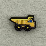 Αξεσουάρ για Διακόσμηση Παπουτσιών Crocs σχέδιο Φορτηγό Μεταφοράς Χώματος Κίτρινο - Image 4