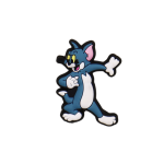 Αξεσουάρ για Διακόσμηση Παπουτσιών Crocs σχέδιο Tom Ολόσωμο Γκρι τύπου Tom & Jerry - Image 3