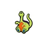 Αξεσουάρ για Διακόσμηση Παπουτσιών Crocs σχέδιο Δεινόσαυρος Βραχιόσαυρος Πράσινος