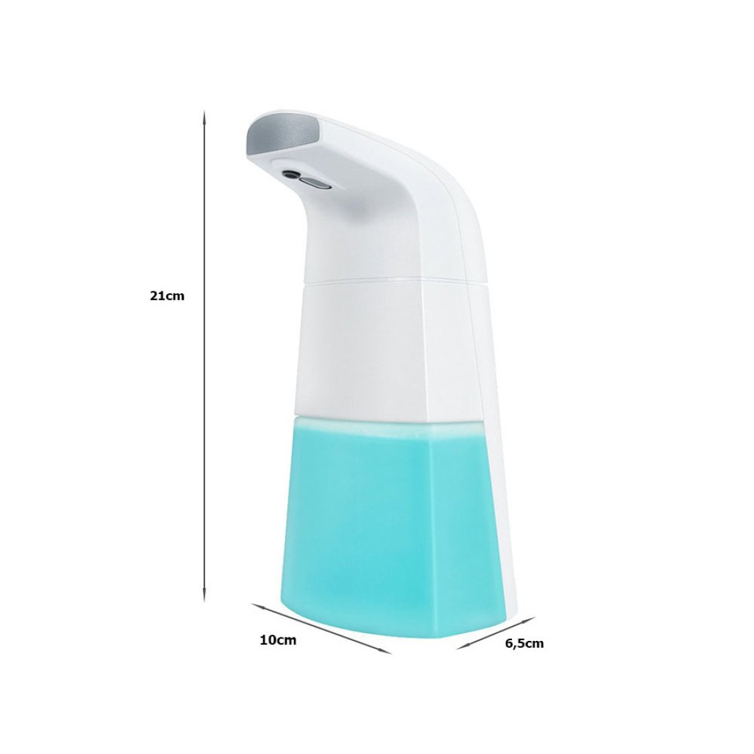 Επιτραπέζιο Dispenser Αφρού Πλαστικό με Αυτόματο Διανομέα Λευκό 250ml - Image 2