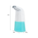 Επιτραπέζιο Dispenser Αφρού Πλαστικό με Αυτόματο Διανομέα Λευκό 250ml - Image 2