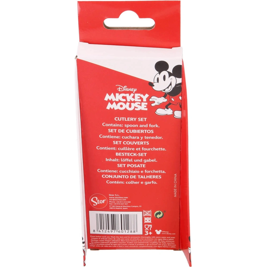 Stor Βρεφικό Σετ με Πιρούνι Mickey Mouse από Μέταλλο 2τμχ - Image 4