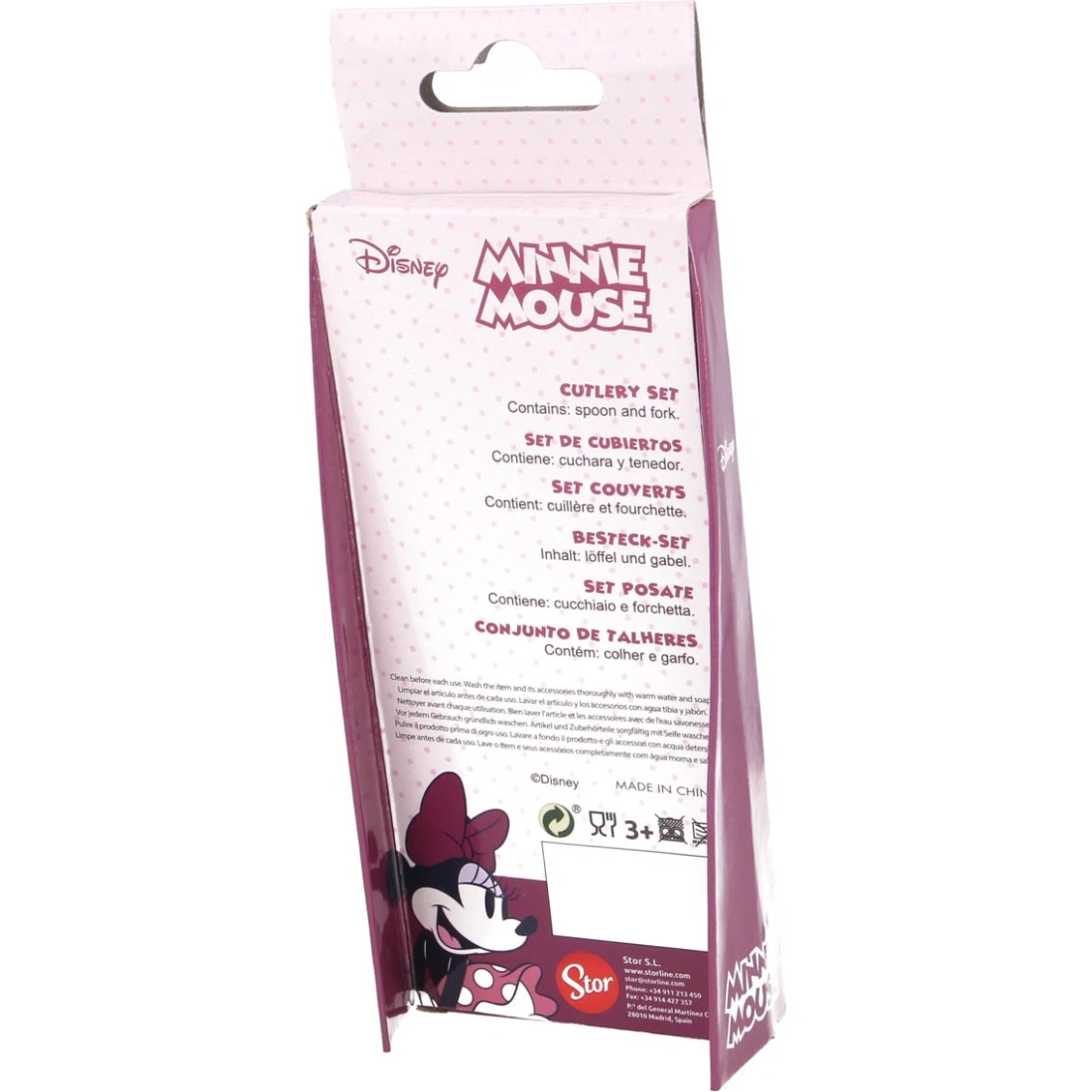 Stor Βρεφικό Σετ με Πιρούνι Minnie από Μέταλλο 2τμχ - Image 3